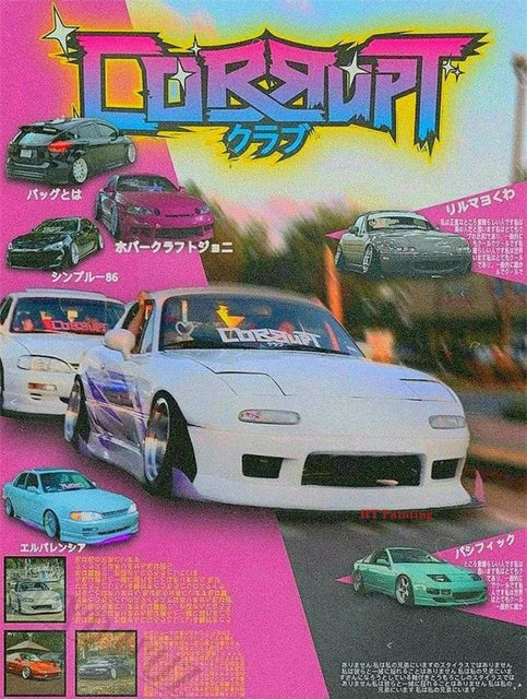 Eunos Roadster/MX-5/Miata - japanese magazine cover poster